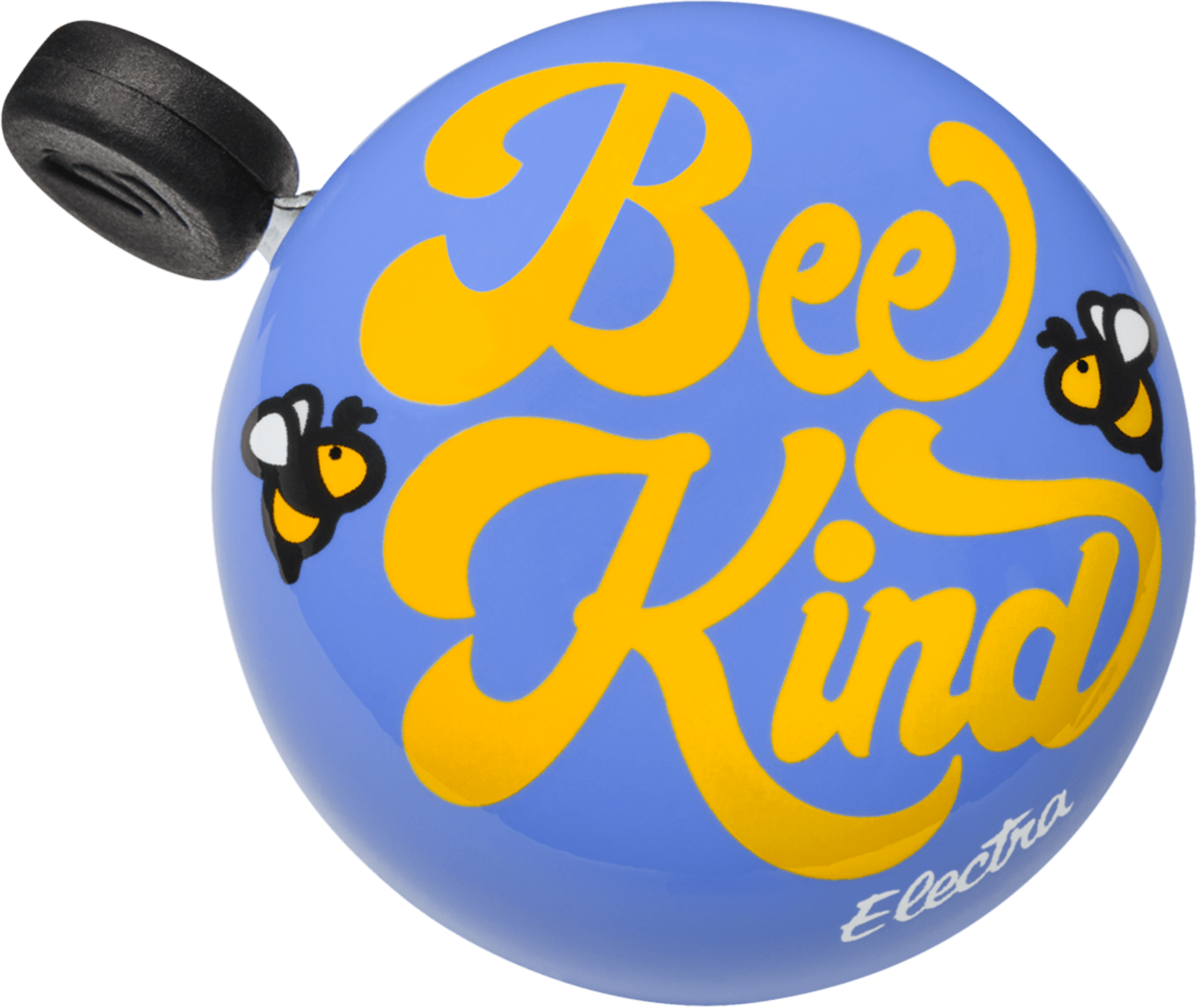 Electra bicycle bell with bee kind graphic design