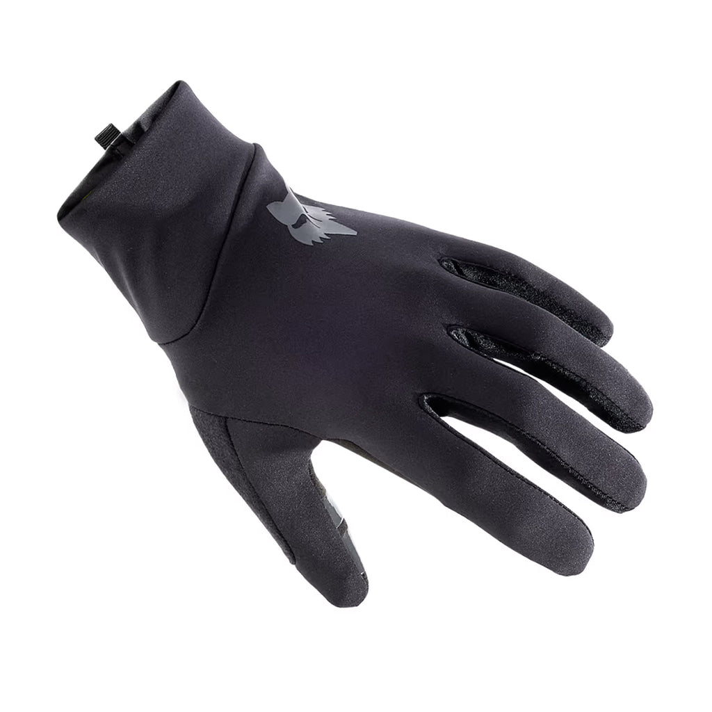 Fox Ranger Fire gloves top view showing fleece cuff and Fox logo