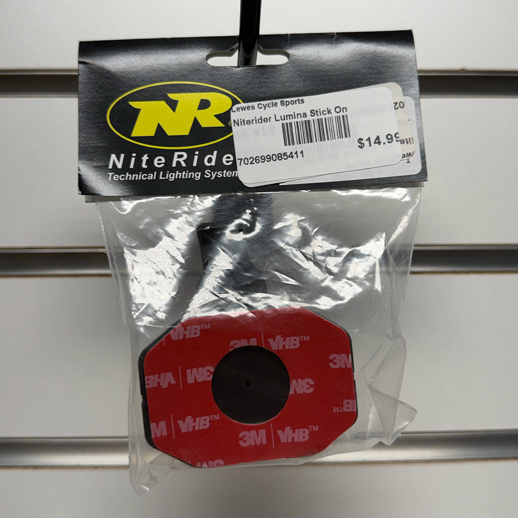 NiteRider Lumina Stick-On Mount in packaging