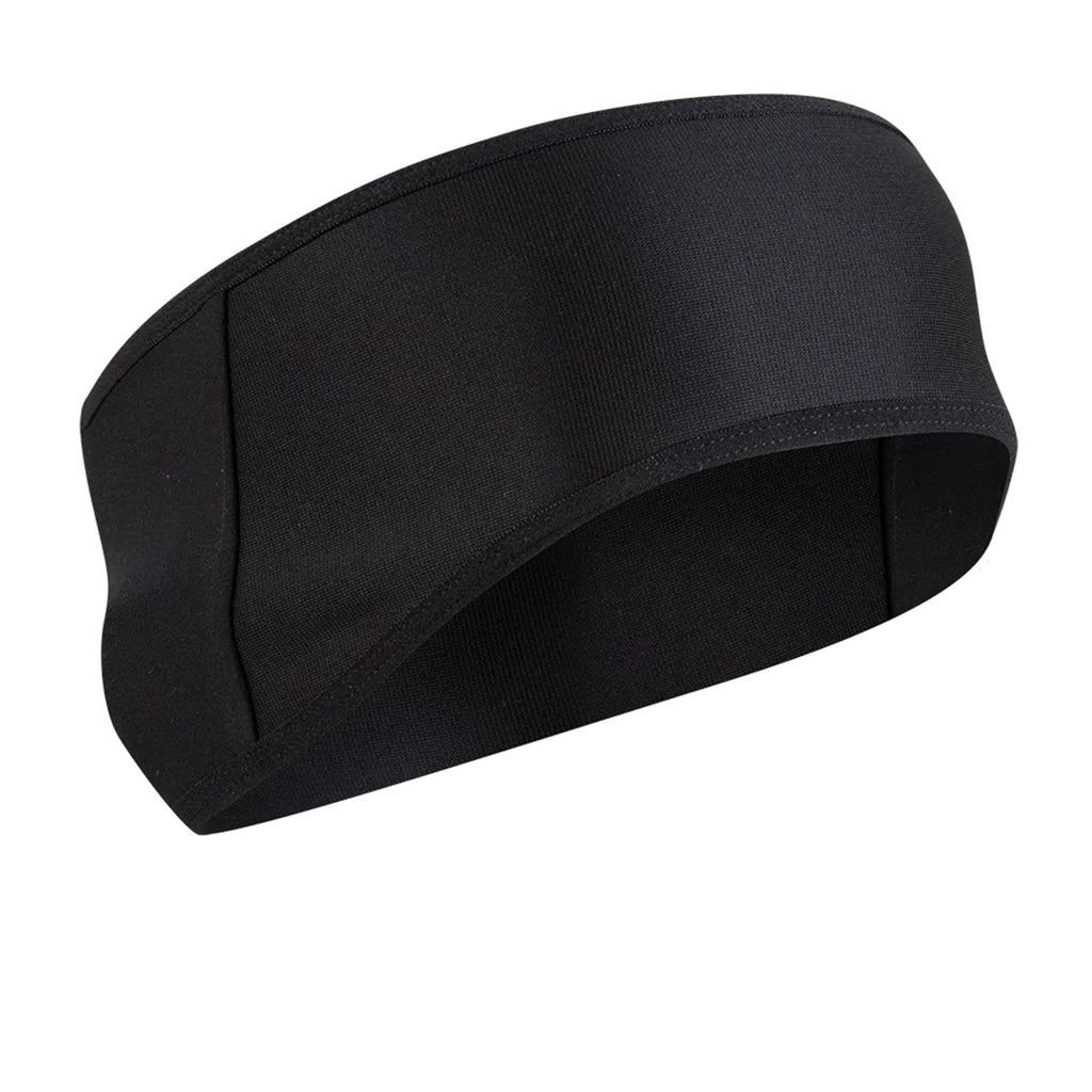 Pearl Izumi AmFIB Lite headband worn under cycling helmet showing ear coverage