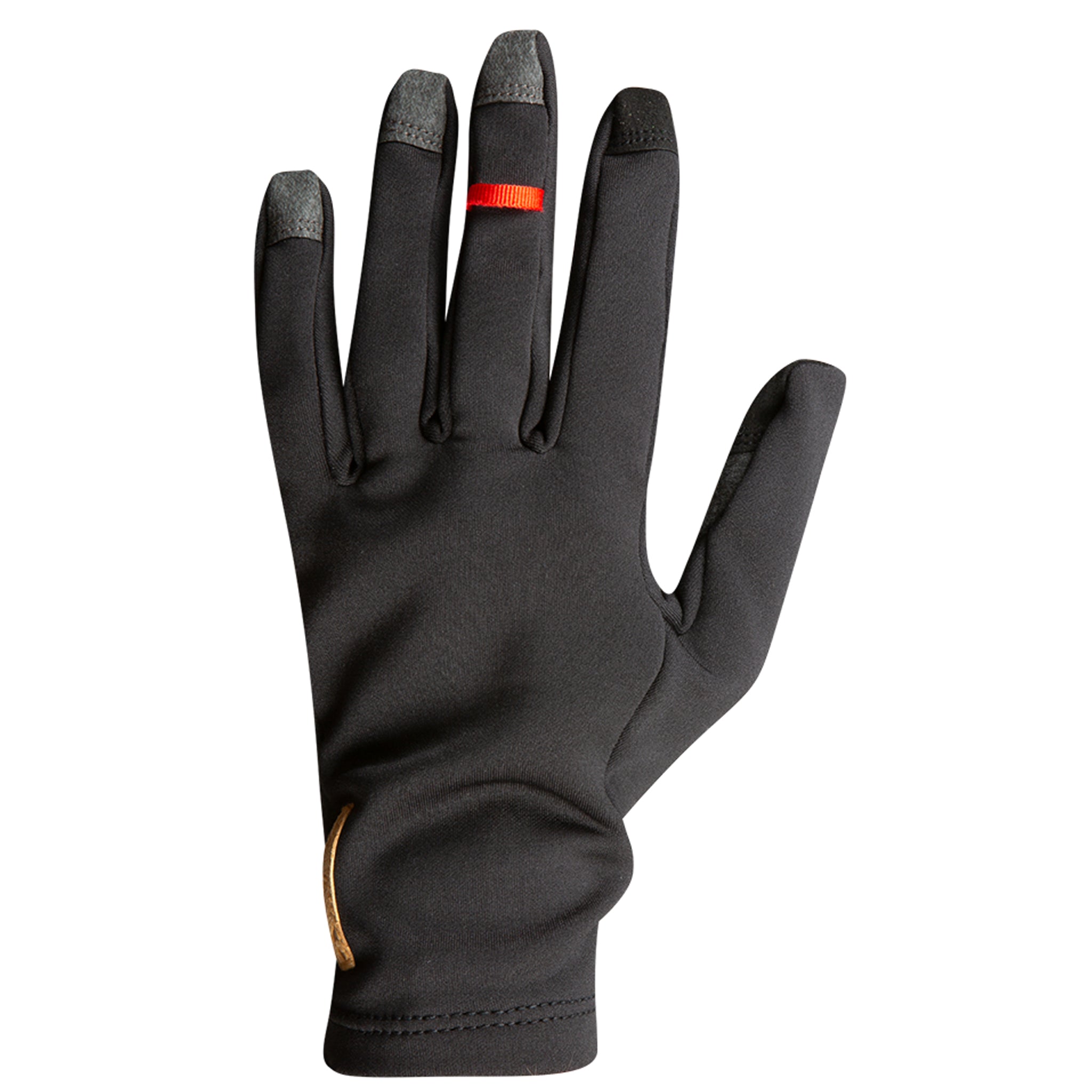 Pearl Izumi Thermal gloves top view showing brushed fleece back