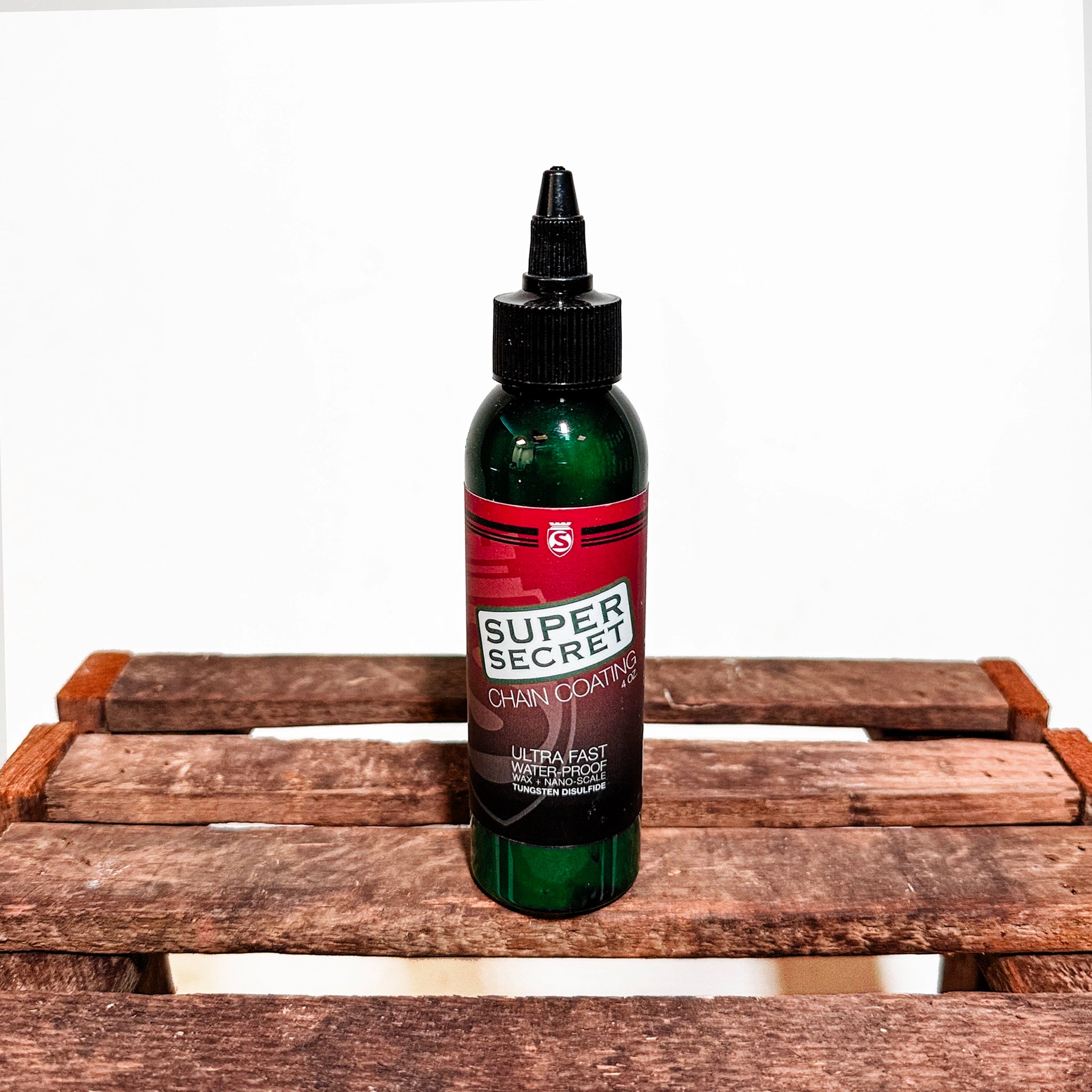 Silca Super Secret chain lube 4oz bottle studio product photo